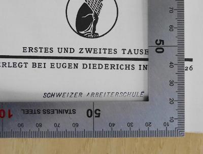 MC 8000 M266 P9+2 : Zur Psychologie des Sozialismus (1926);- (Schweizer Arbeiterschule), Stempel: Name, Berufsangabe/Titel/Branche; 'Schweizer Arbeiterschule'. 