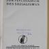 MC 8000 M266 P9+2 : Zur Psychologie des Sozialismus (1926)