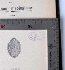 - (Dominicains Prov. de France Nov. Profes.), Stempel: Name, Berufsangabe/Titel/Branche; 'Dominicains Nov. Prof. X-3'. 