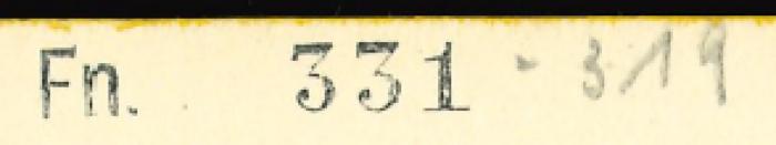 -, Stempel: Nummer; 'Fn. 399-3
'