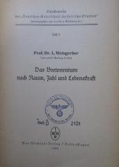 (ausgesondert) : Das Bretonentum nach Raum, Zahl und Lebenskraft (1940)
