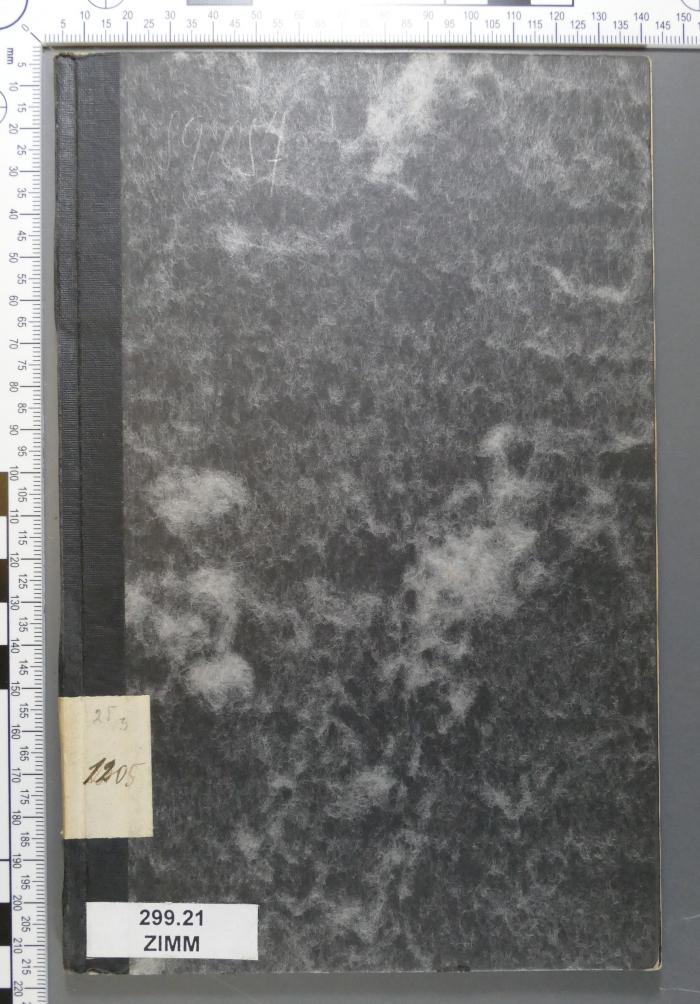 - (Jüdisches Zentralmuseum in Prag;Ältestenrat der Juden in Prag), Von Hand: Exemplarnummer; '89.057 [?]'. 