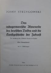 (ausgesondert) : Das indogermanische Ahnenerbe des deutschen Volkes und die Kunsrgeschichte der Zukunft. Die Forschung über Bildende Kunst als Erzieher (1941)