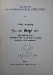 (ausgesondert) : James Stephens: eine Untersuchung über die irische Erneuerungsbewegung in der Zeit von 1900-1930 (1940)