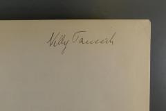 - (Taussik, Nelly), Von Hand: Name, Exlibris; 'Nelly Taussik'. 