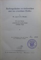 (ausgesondert) : Rassengeschichte des hellenischen und des römischen Volkes (1929)