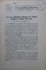 (ausgesondert) : Jahresbericht der Männer vom Morgenstern: Ueber eine prähistorische Abfallgrube der jüngeren Bronzezeit bei Holßel, Kreis Lehe (1910/11)