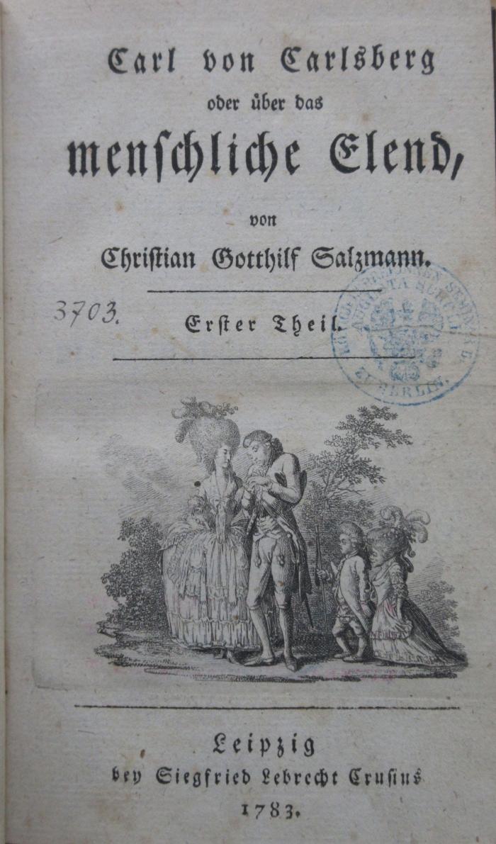 Td 800.32 (ausgesondert):  Carl von Carlsberg oder über das menschliche Elend. 1 (1783)