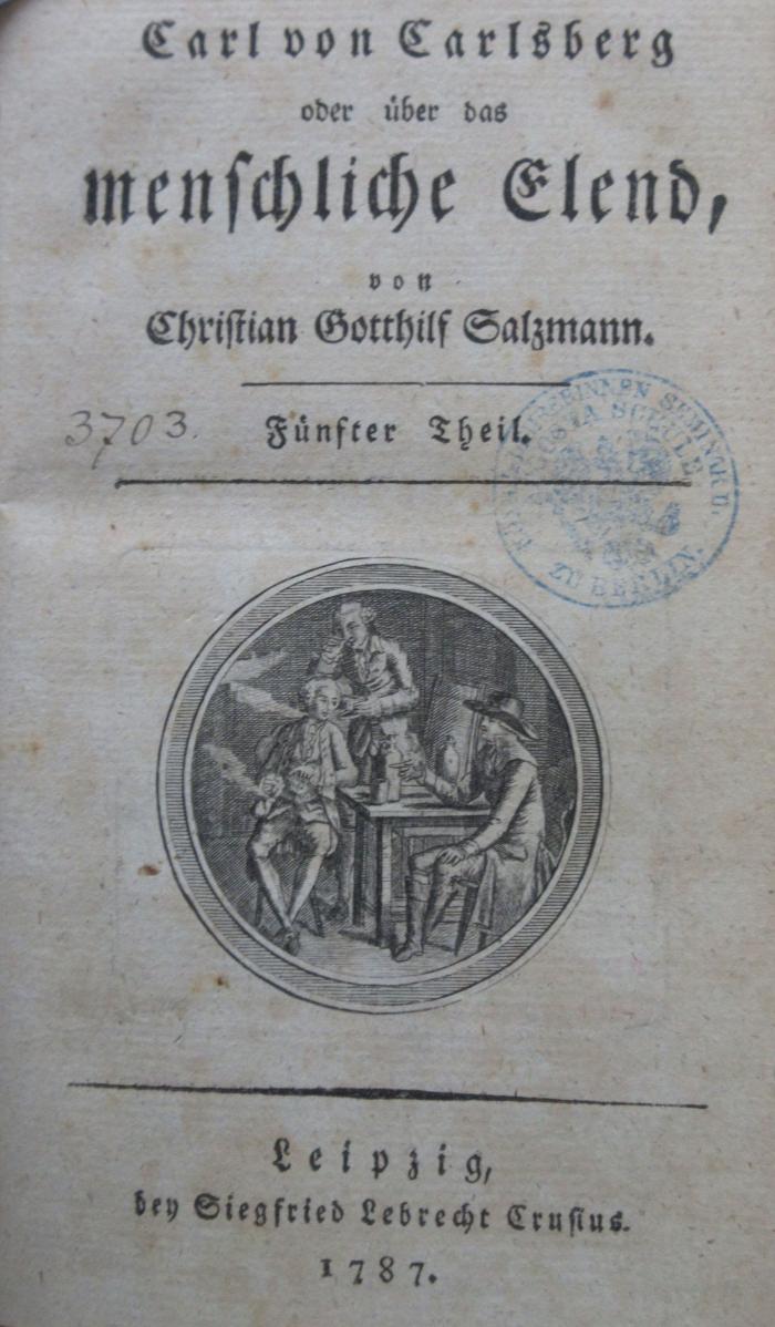 98/2024/41006-5;Td 800.32 (ausgesondert) ; ;: Carl von Carlsberg oder über das menschliche Elend. 5 (1787)