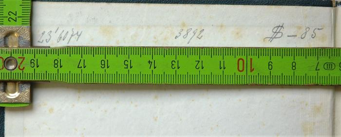 -, Von Hand: ; '23'6074 
3892
$-85'