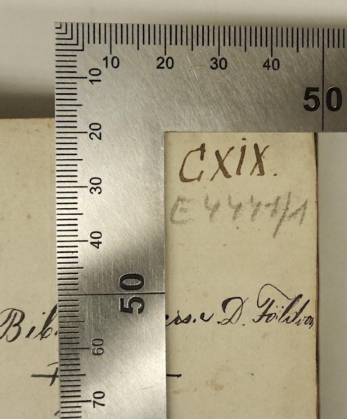 CXiX. [+] E 4441/1