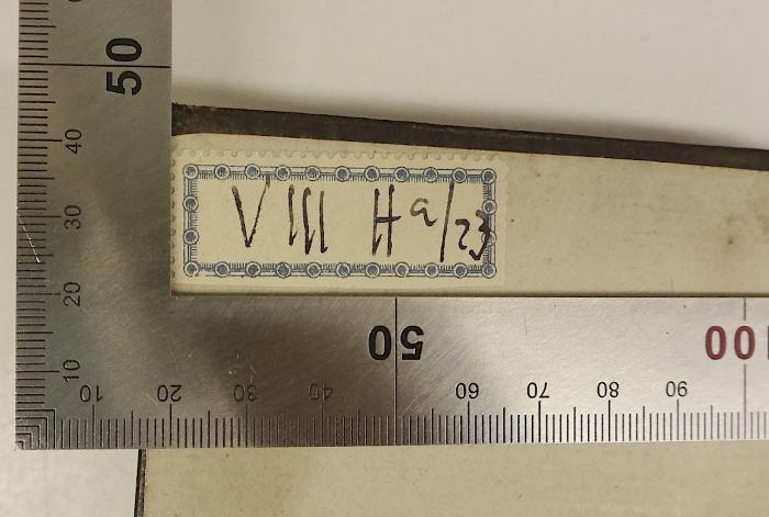 VIII Ha/23 [für Rara M 147]