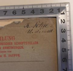 - (Sethe, Kurt;Trima, U.), Von Hand: Autogramm, Name; 'K. Sethe.
U. Trima.'. 
