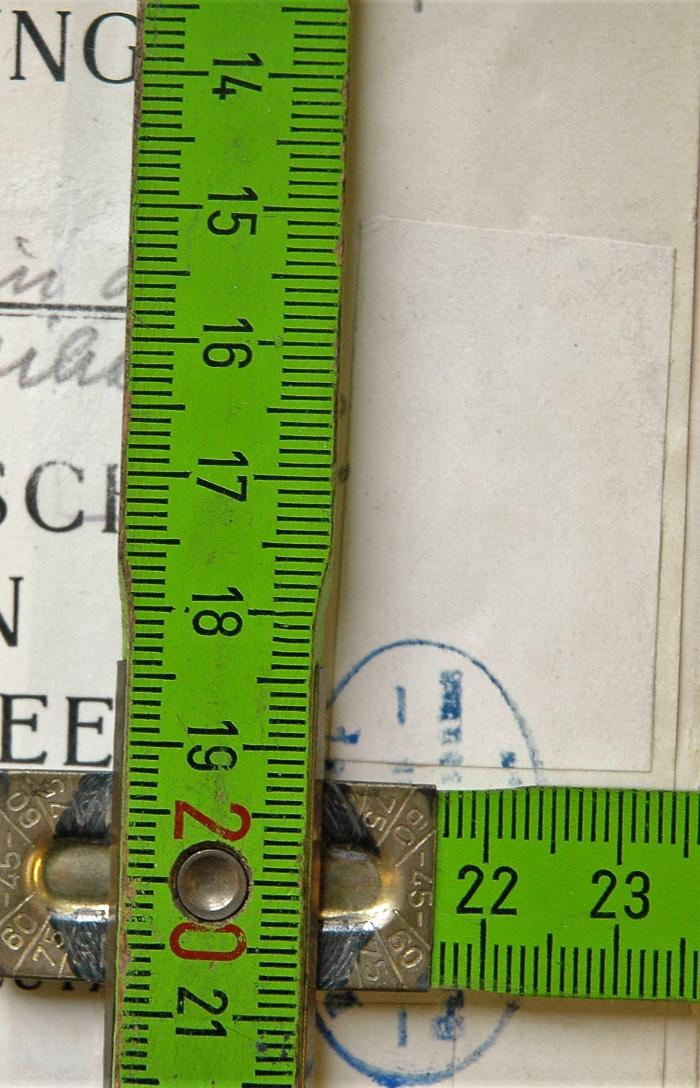 -, Überklebt: ; '580
_
B. 86 a. III'