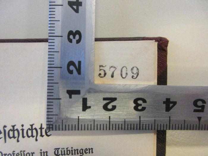 -, Stempel: Nummer; '5709'