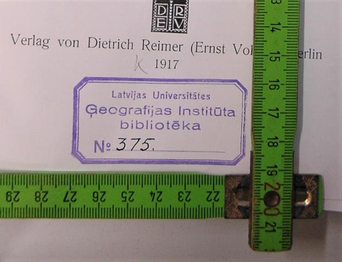Stempel 2 [Titelblatt]