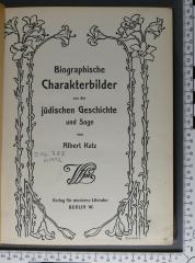 296.782 KATZ : Biographische Charakterbilder
 ([1905])