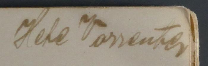 - (Vorreuter, Hete), Von Hand: Name; 'Hete Vorreuter'. 