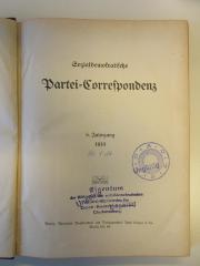 SH 3271-5 : Sozialdemokratische Partei-Correspondenz (1910)