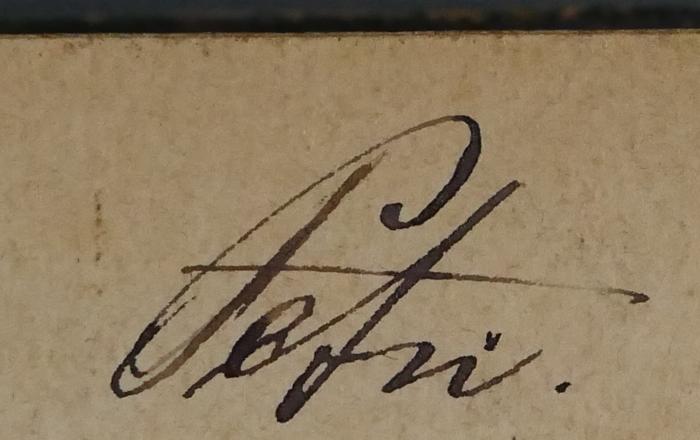 - (Petri, ), Von Hand: Name, Exlibris; 'Petri'. 