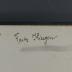 - (Kiesgen, Fritz), Von Hand: Name, Exlibris; 'Fritz Kiesgen'. 
