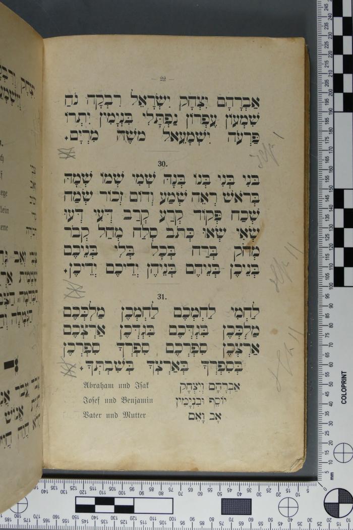 -, Von Hand: Notiz; '[diverse]'