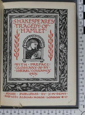 822.33 HAML : Shakespeares tragedy of Hamlet  (1900)