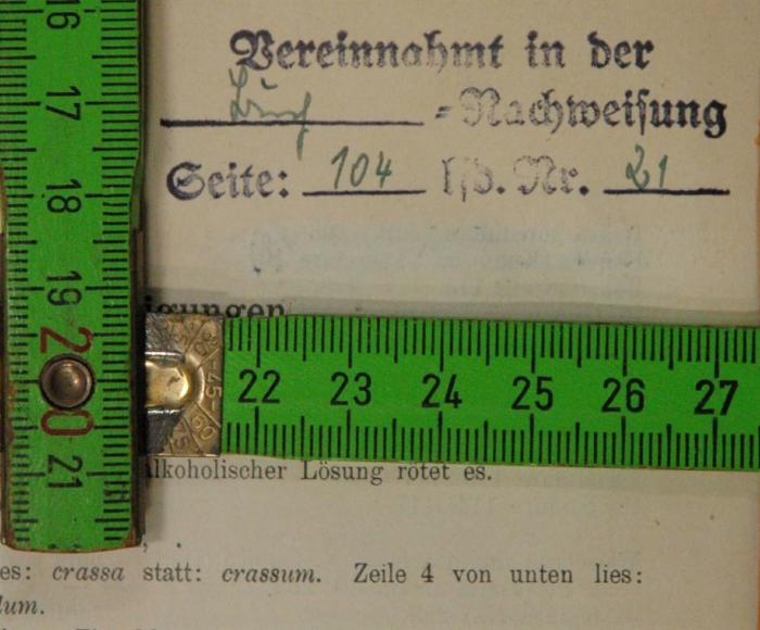 Von Hand - S. 450 mit Maße