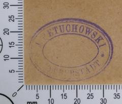 - (Petuchowski, J.), Stempel: Exlibris, Name; 'J. Petuchowski 
Halberstadt
'. 