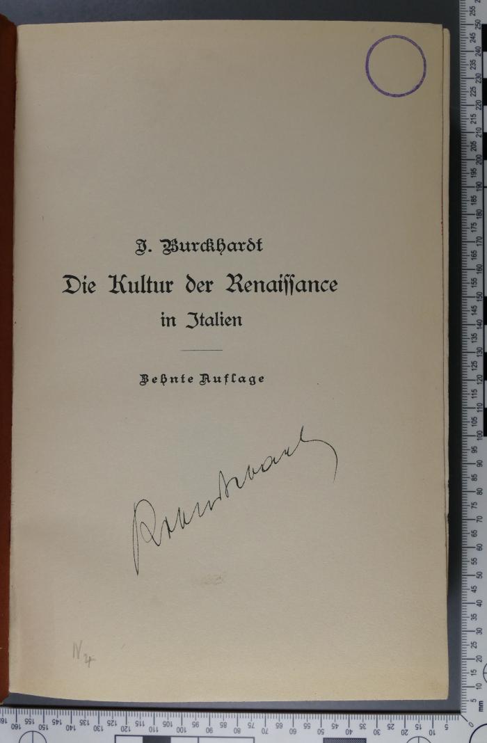 - (unbekannt), Von Hand: ; '[...]'. 