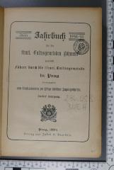 296.058 BOEH [2] : Jahrbuch für die israel. Cultusgemeinden Böhmens : zugleich Führer durch die Israel. Cultusgemeinde in Prag (1894)