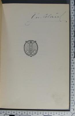 - (Polauf, Jos.), Von Hand: Exlibris, Name; 'Jos. Polauf '. 