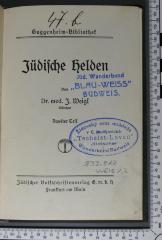 - (Jüdischer Wanderbund "Blau-Weiß" Budweis / Židovsky svaz mládeže v Č. Budějovicích), Von Hand: Signatur; '47. b'. 