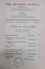 AZ 66755 (Jg. 1936-37): The Menorah journal, Jg. 1936-1937 (1936-37)