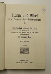 BG 3680 R556 : Natur und Bibel in der Harmonie ihrer Offenbarungen (1910)