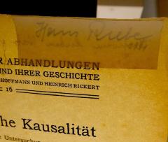 [Überklebung, Gegenlichtaufnahme:] Hans Riebe. 1941