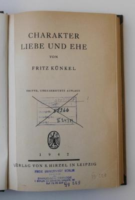 GB M 1975 : Charakter, Liebe und Ehe (1942)