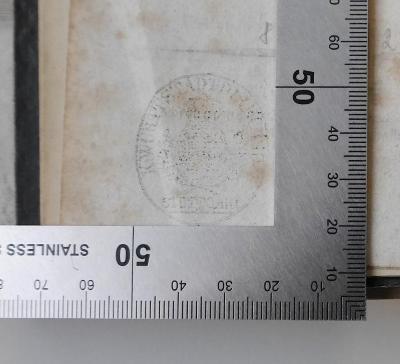 GB M 1978 : Pastoral-Theologie in Reden an Theologiestudirende. Erstes Buch: Der Prediger. (1834);- (K. Württ. Stadtdirektion Stuttgart), Stempel: Name, Berufsangabe/Titel/Branche, Ortsangabe; 'K. Württ. Stadtdirektion Stuttgart'. 