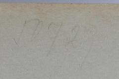 - (Chewra Kadischa Prag;Ältestenrat der Juden in Prag;Jüdisches Zentralmuseum in Prag), Von Hand: Inventar-/ Zugangsnummer; '50729'. 