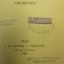 - (Jews' College London), Stempel: Berufsangabe/Titel/Branche, Besitzwechsel, Name, Ortsangabe; 'Jews' College London
Library
Cancelled'.  (Prototyp)