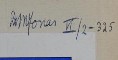 - (Jonas, Marie), Von Hand: Name, Exlibris; 'Dr M Jonas VI/2-325'. 