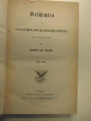 Gb 893-33-34&lt;2&gt;  : Geschichten der romanischen und germanischen Völker von 1494 bis 1514. (1874)