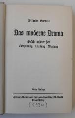 GM 1803 K68(3) : Das moderne Drama (1930)