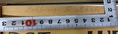 - (Baeck, Leo ), Von Hand: Widmung, Name, Berufsangabe/Titel/Branche; 'Herrn Rabbiner Dr. Bäck'. 
