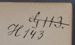- (Lese- und Redehalle jüdischer Hochschüler in Prag),  'H 143'. 