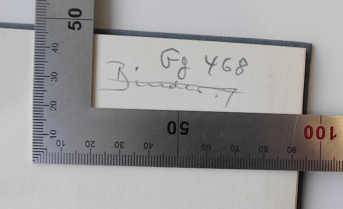 GM 1545 K68 : Das Religiöse in der neuesten lyrischen Dichtung (1927);-, Von Hand: Name; 'Binder.[?]'