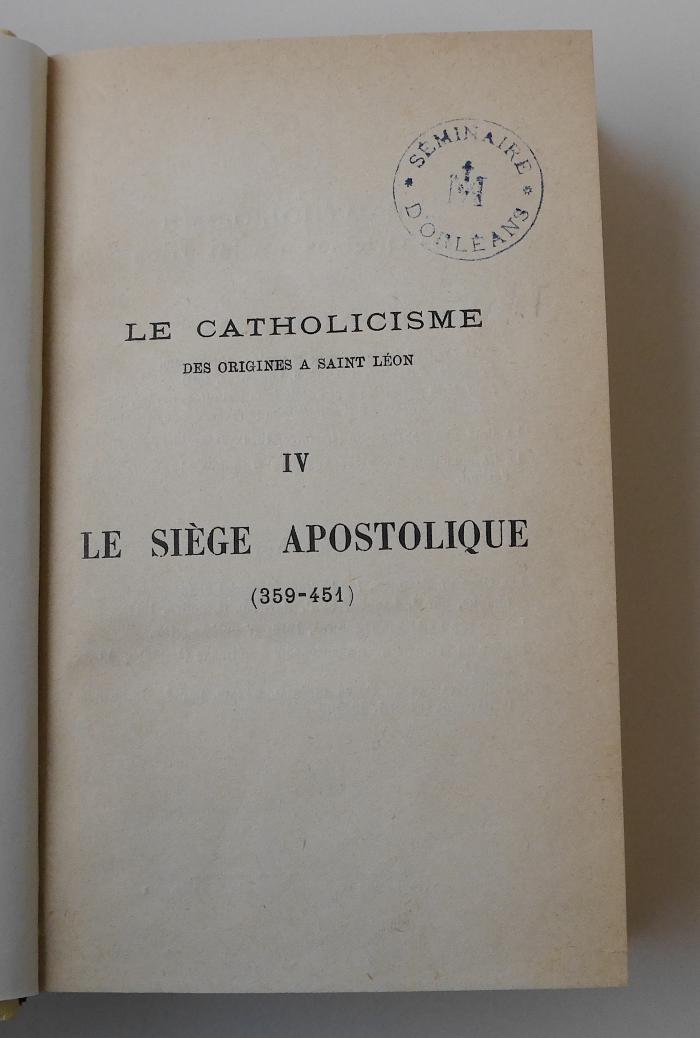 BO 2380 B333 : Le Siège Apostolique (1924)