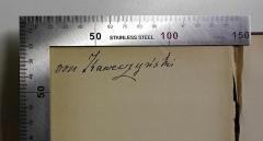 - (Kaweczynski, Karl von ), Von Hand: Autogramm, Name; 'von Kaweczynski'. 