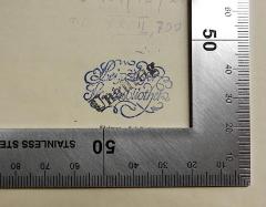 - (Leipziger Stadtbibliothek), Stempel: Name, Berufsangabe/Titel/Branche, Ortsangabe; 'Leipziger Stadtbibliothek [+] ungültig [+] DC XXVIII,700'. 