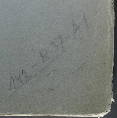- (Antiquariat "Kniha A 4"), Von Hand: Besitzwechsel; '142-R37-A1 / 2-'. 